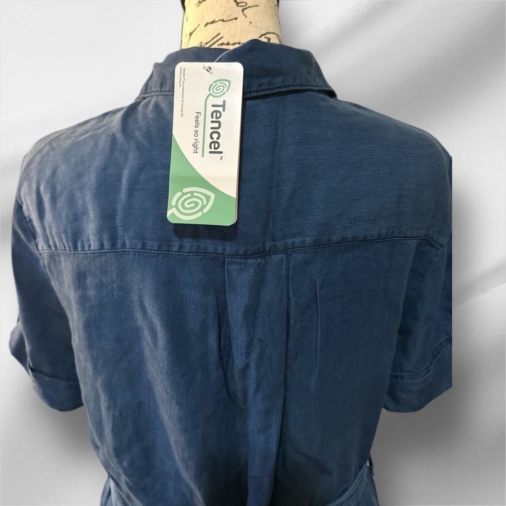 Velvet Heart Denim Blue Jumpsuit - Picture 5 of 8